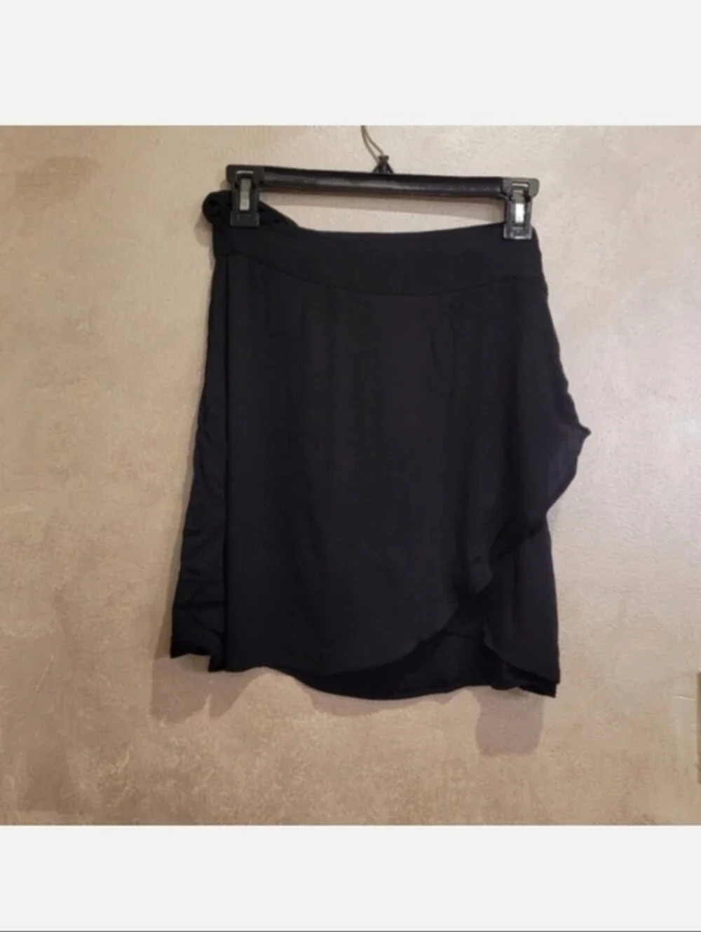 REFORMATION BRITTA WRAP MINI SKIRT